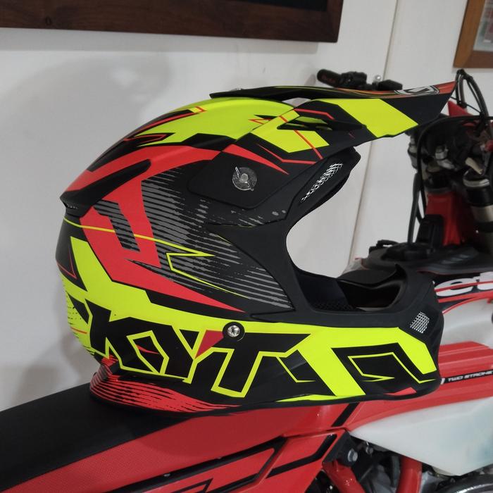Helmet KYT Skyhawk Digger Matt Yellow/Orange Size L