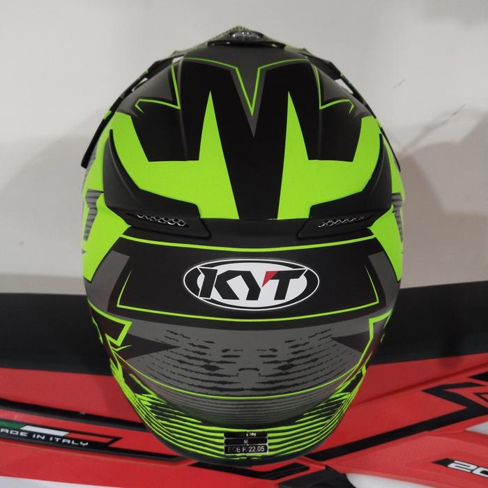 Helmet KYT Skyhawk Digger Matt Grey/Yellow Size M